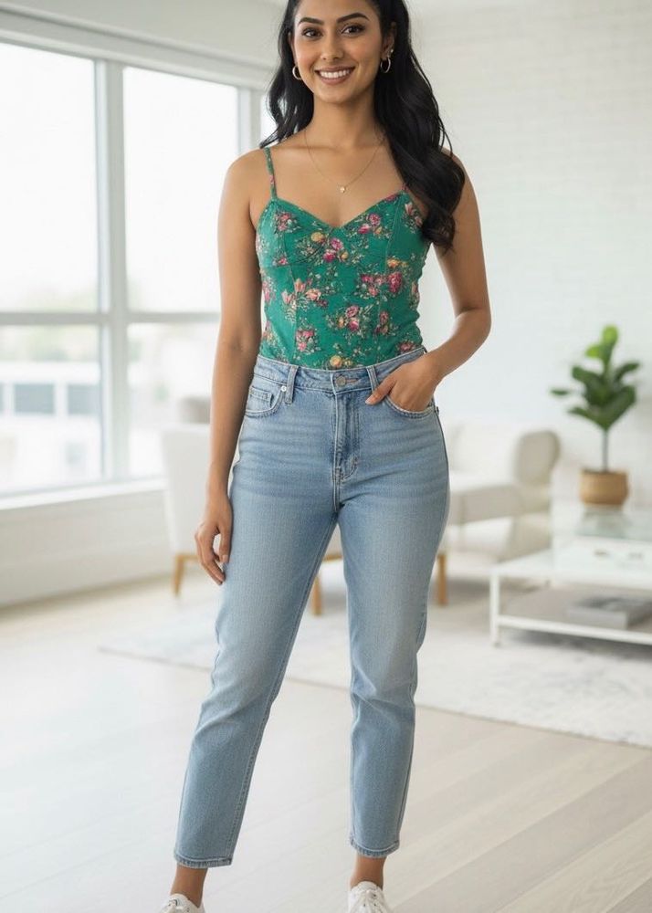 LOVE H81 Floral Bodysuit Top