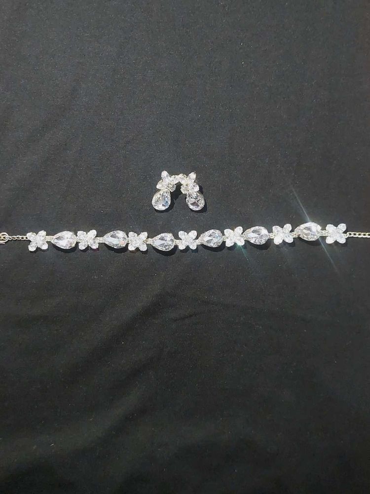 Elegant Crystal Jewelry Set
