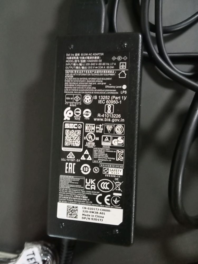 DELL LAPTOP  65W ORIGINAL NEW CHARGER