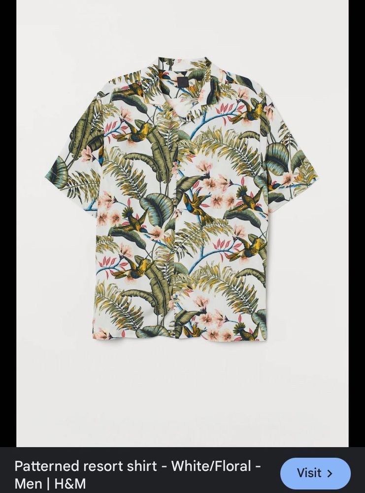 Hnm pattern shirt