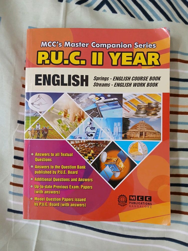 English And Hindi Guide For 2nd Puc