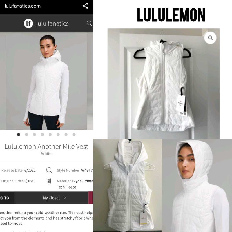 Lululemon White Vest