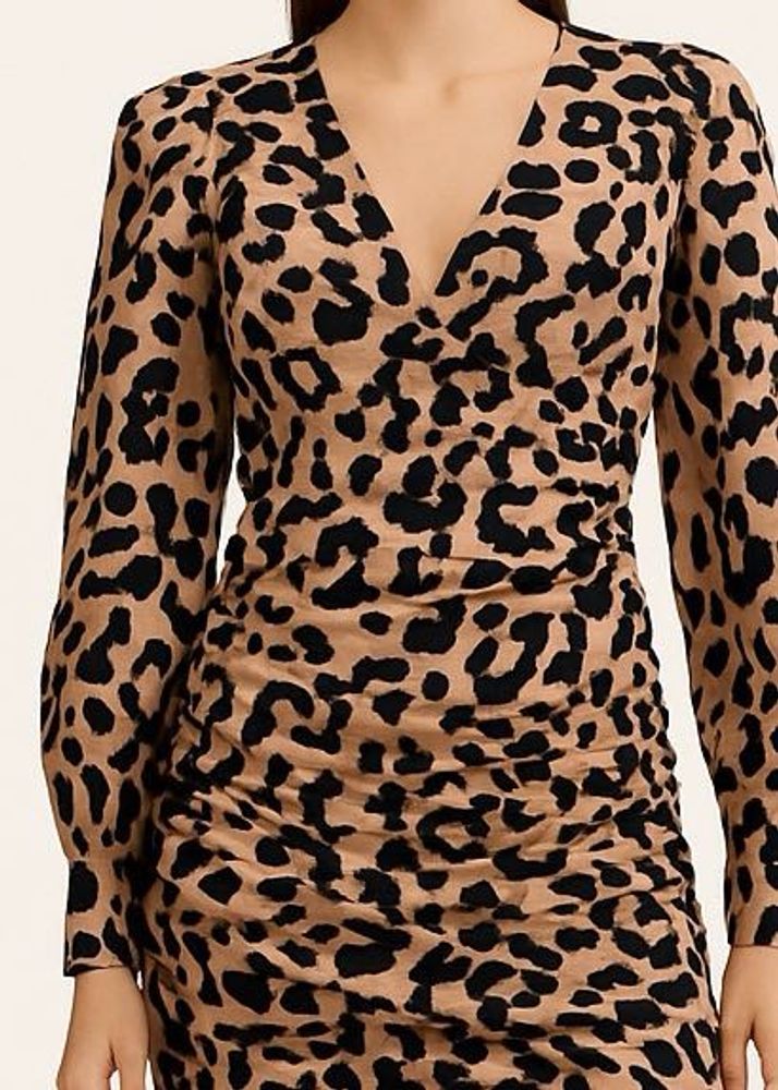 Chic Animal Print Dress