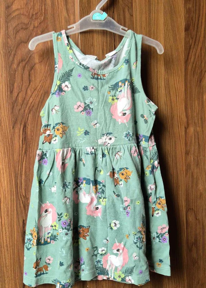Cute Girls&#39; Unicorn Dress