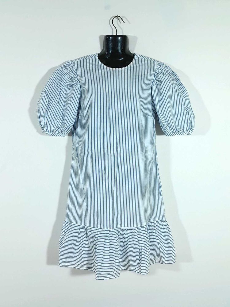 White Striped Dress For Women&#39;s