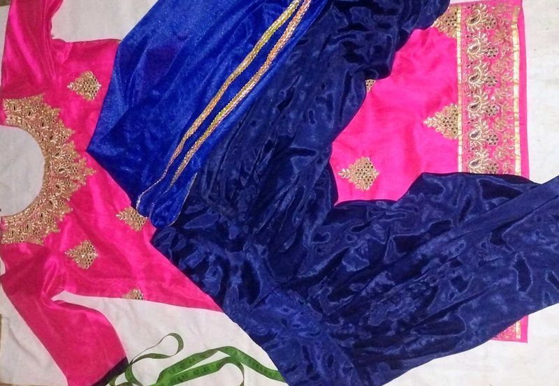 Parti Wear Dress Silky