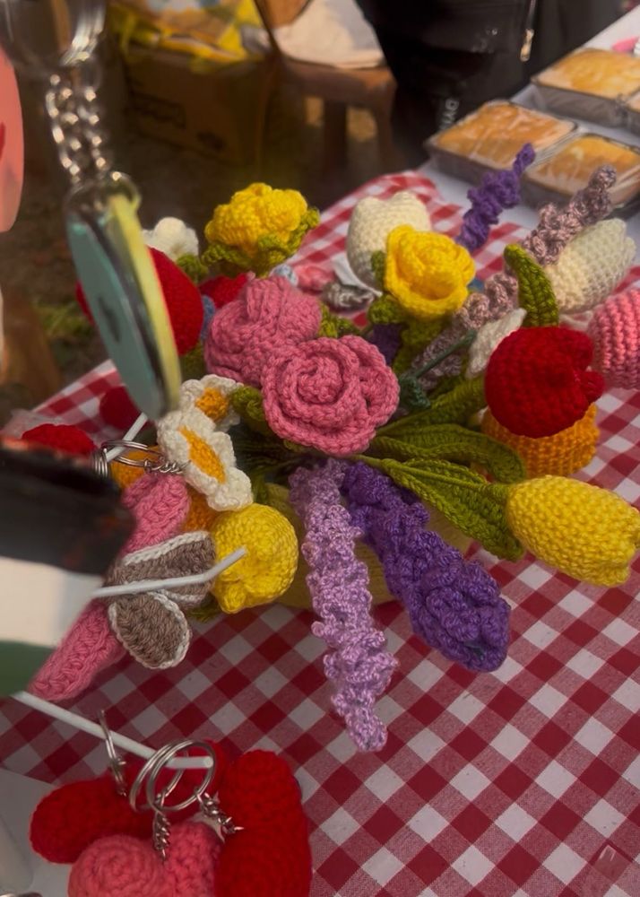 Crochet Flower Bouquet.