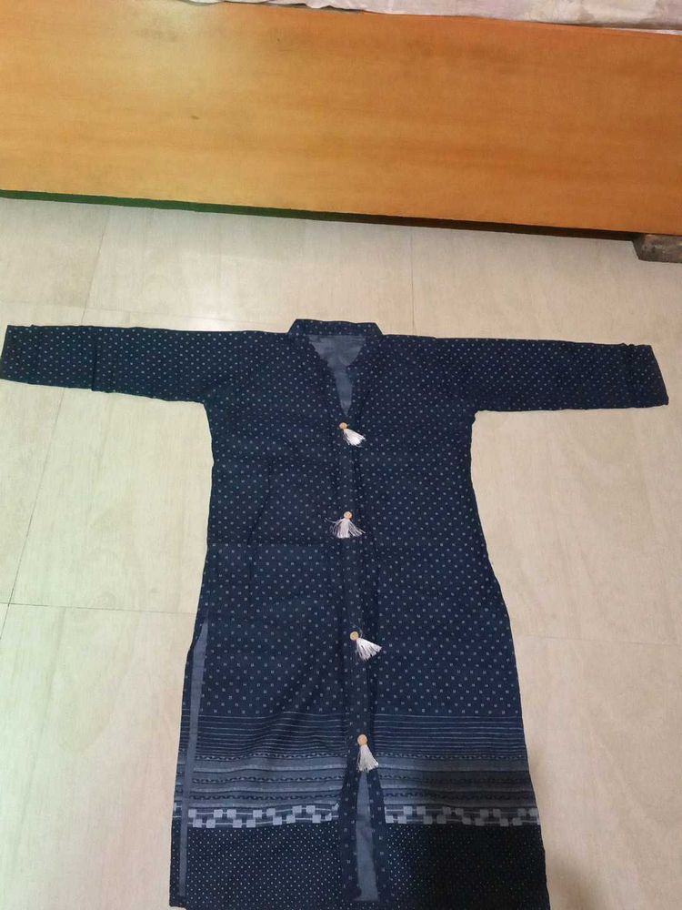 Elegant Blue Printed Kurta