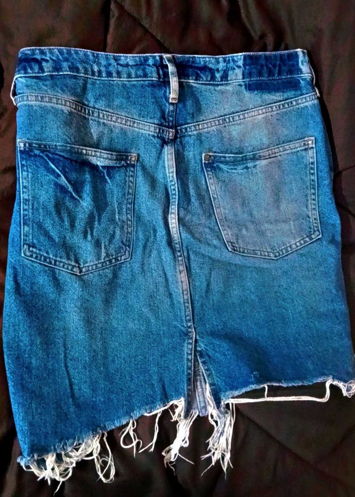 Denim Mini Skirt