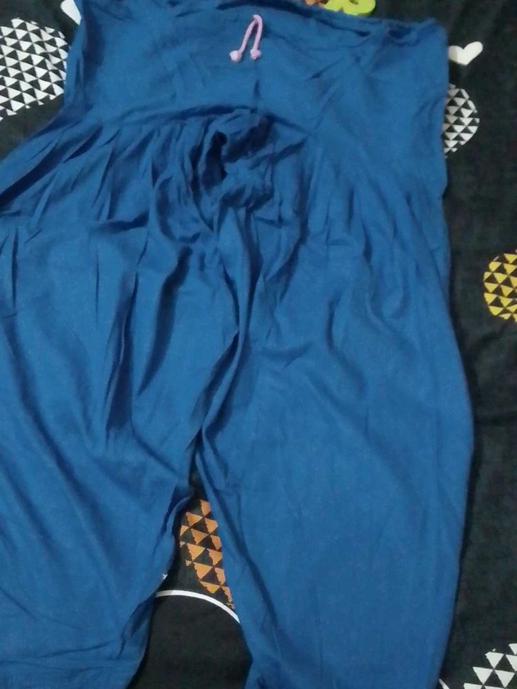 Blue Salwar ( Free Size)