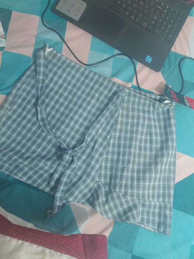 Plaid Mini Skirt