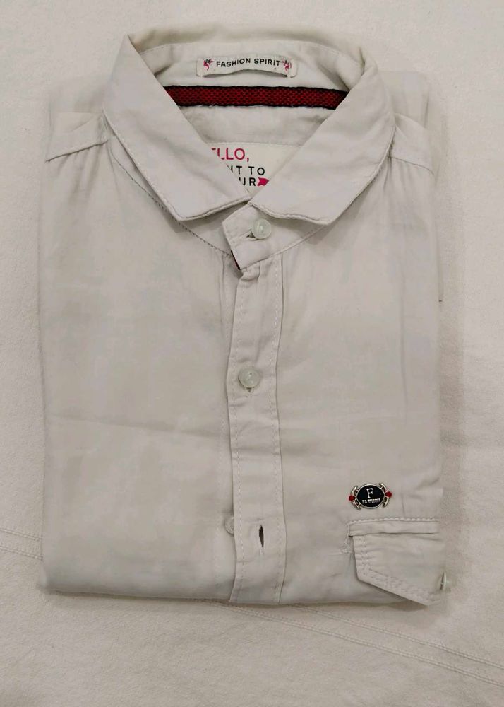 Fashion Spirit White Shirt