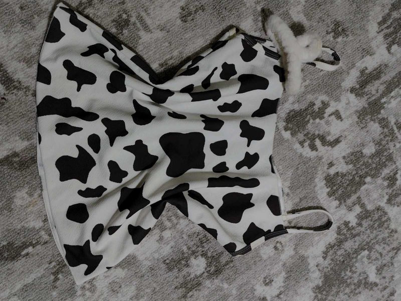 Cow Print Halter Top