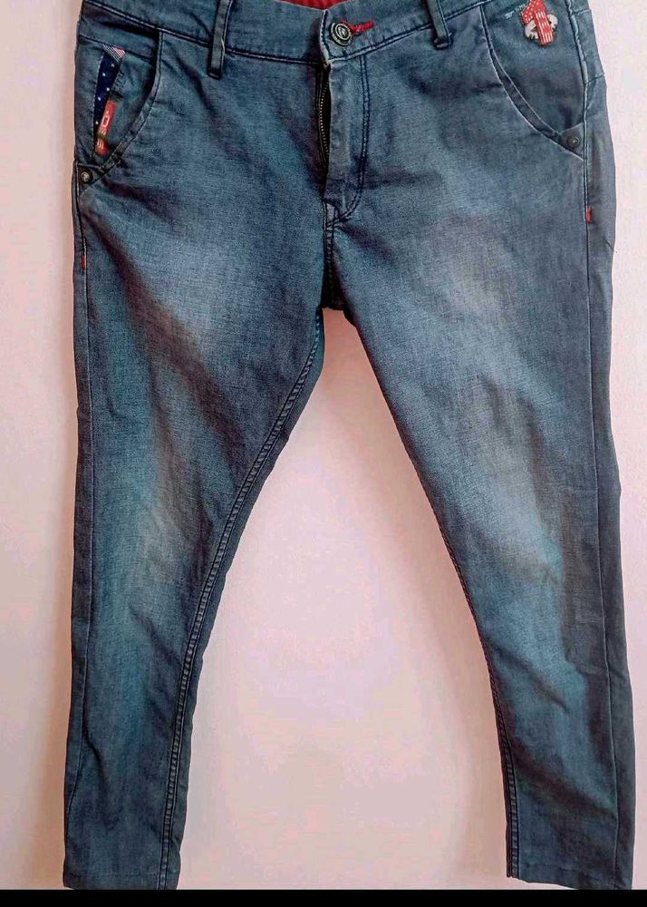 Stylish Blue Denim Jeans