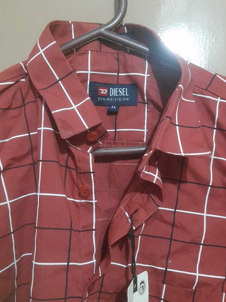 Diesel Plaid Shirt