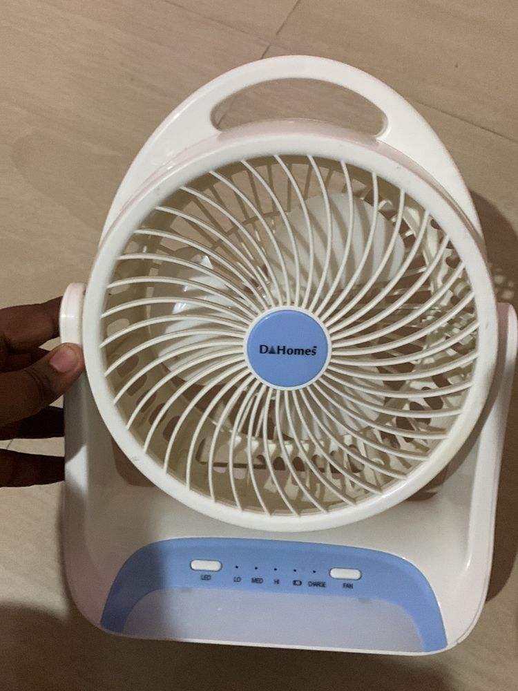 D Homes Portable Fan With Light