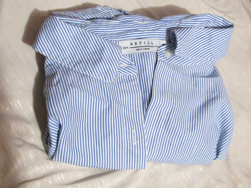 Women&#39;s Refill Striped formal Shirt