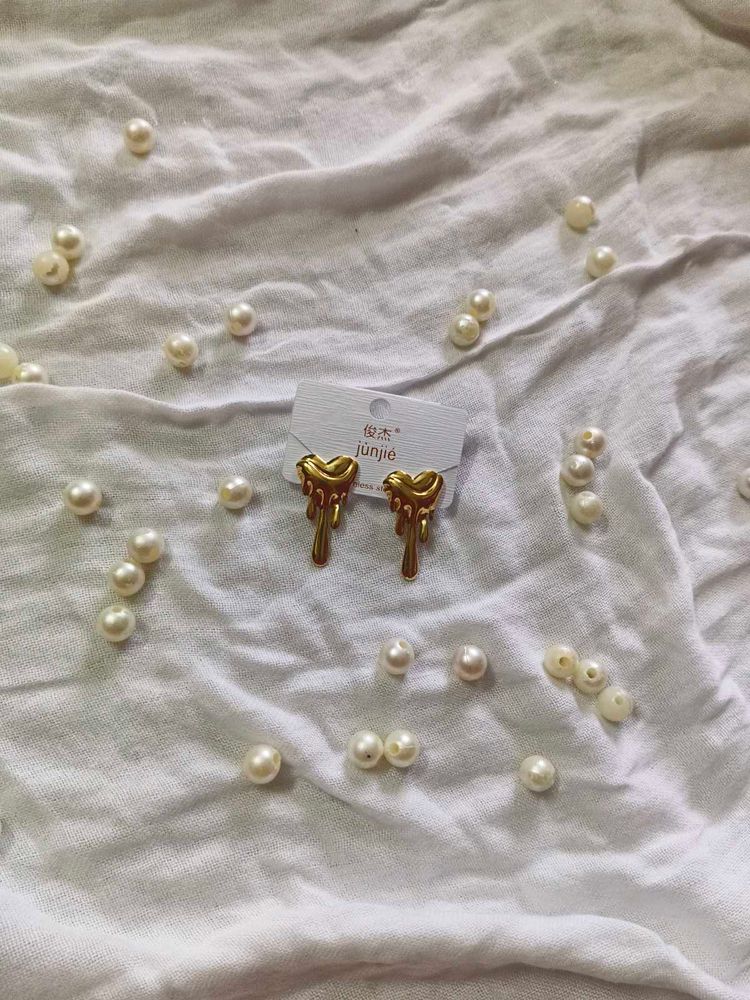 Heart Dangle Earrings