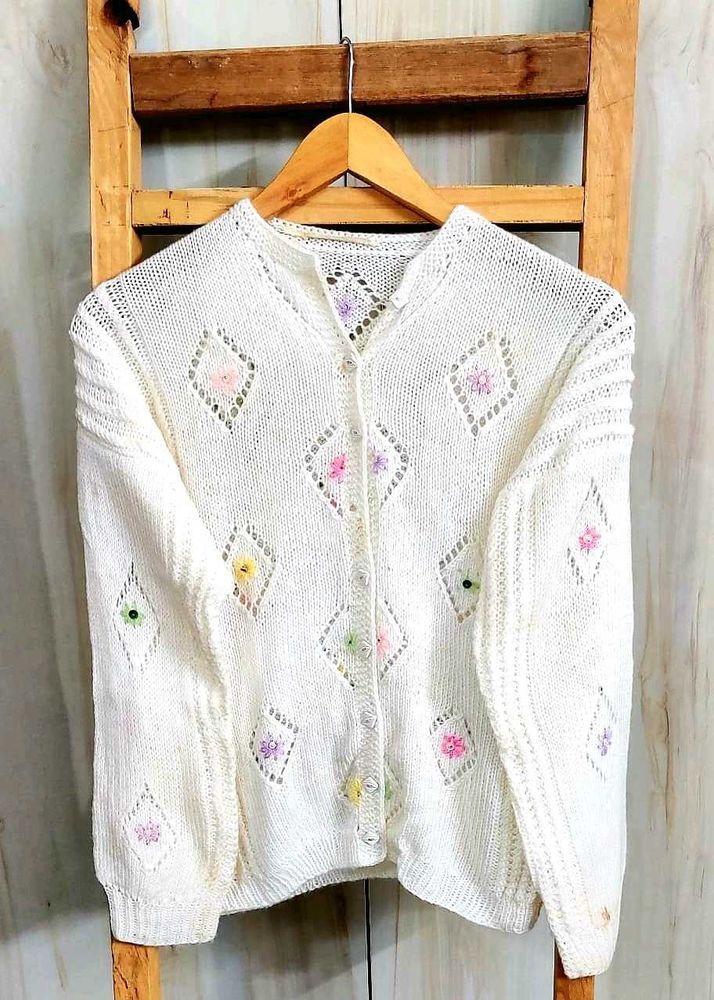 Off white Designer Sweater Size-34-36