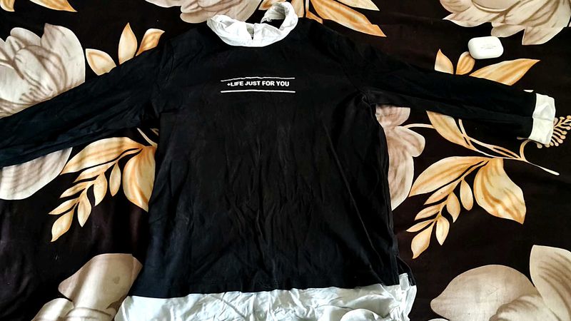 Black Long Sleeve Top