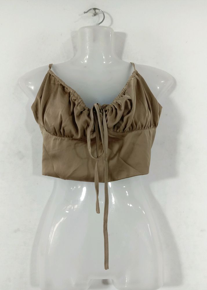 Dark Cream Colour Bralette Top (Women&#39;s)