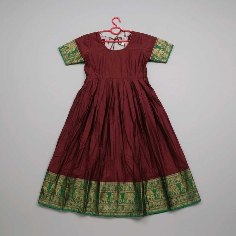 Ethnic Dress with Elephant Border
