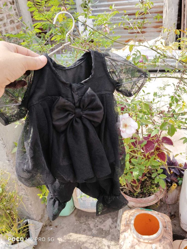 Black Tulle Baby Outfit