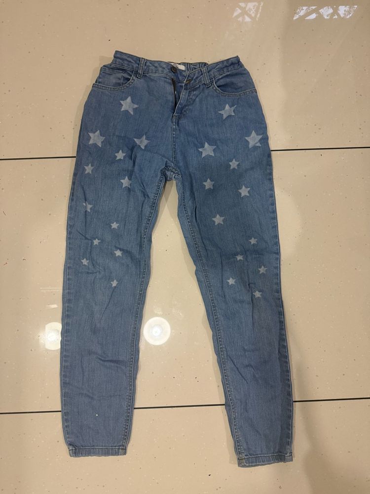 Star Pattern Jeans