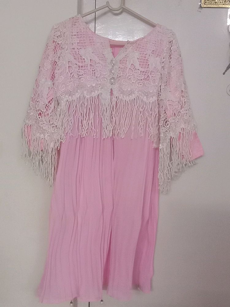 Designer Baby pink Exquisitely tailored,