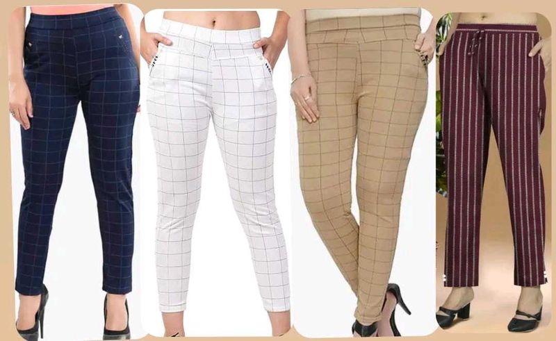 4 Stylish Patterned Pants