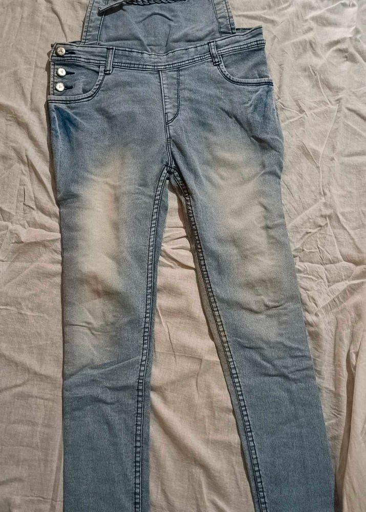 Denim Overalls - Light Wash