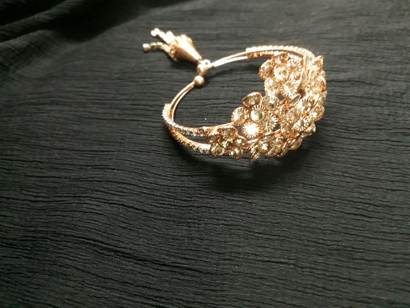 Rose Gold Bracelet With White Stone For Womens/Girls 👀👌