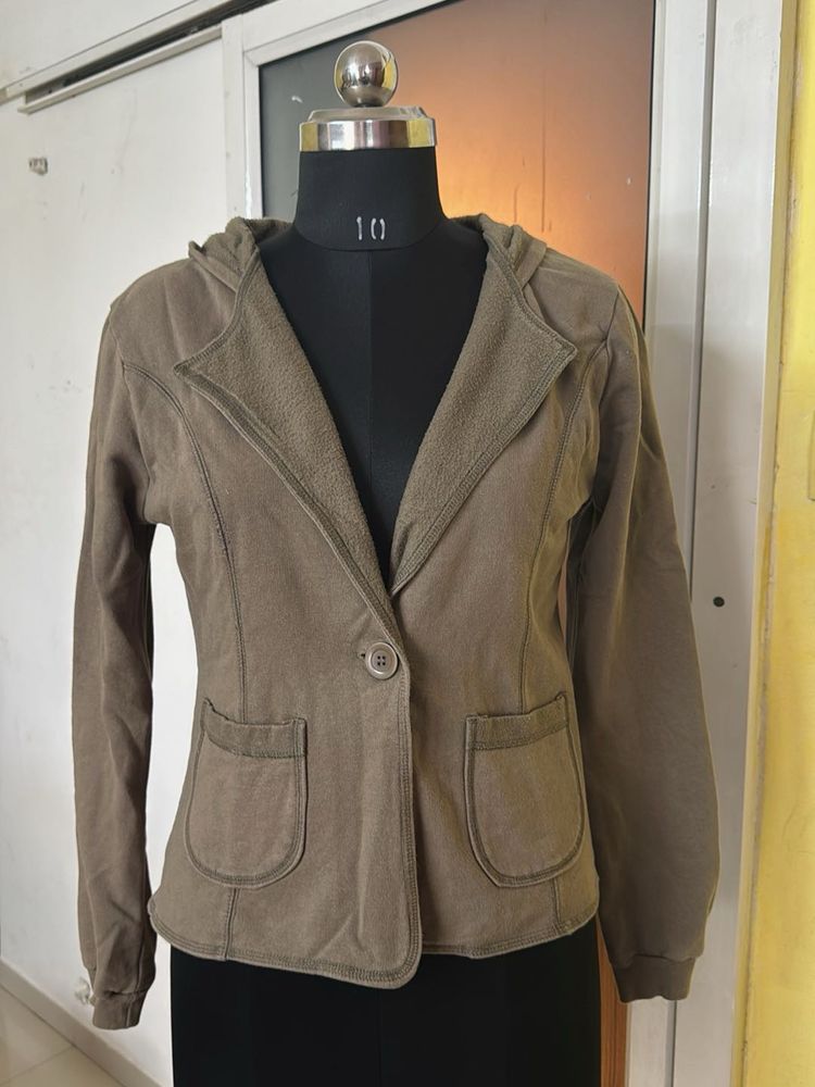 OLIVE Hooded Casual Jacket