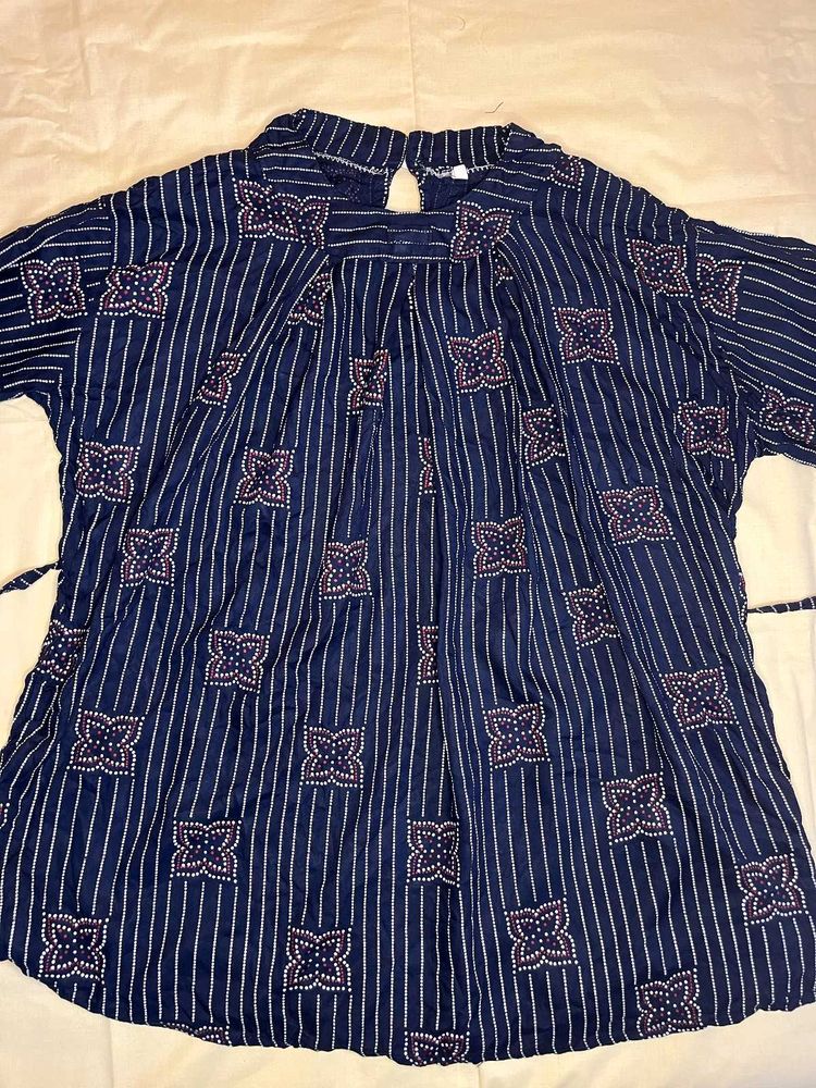 Perfect Navy Blue Summers Top