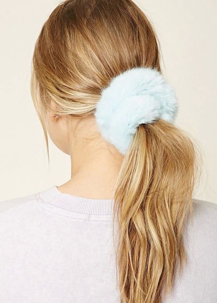Fur Scrunchie