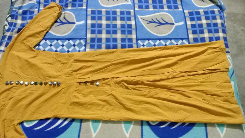 one piece dress mustanrd