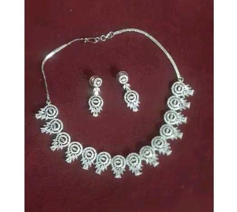 American Diamond Jewellery Set