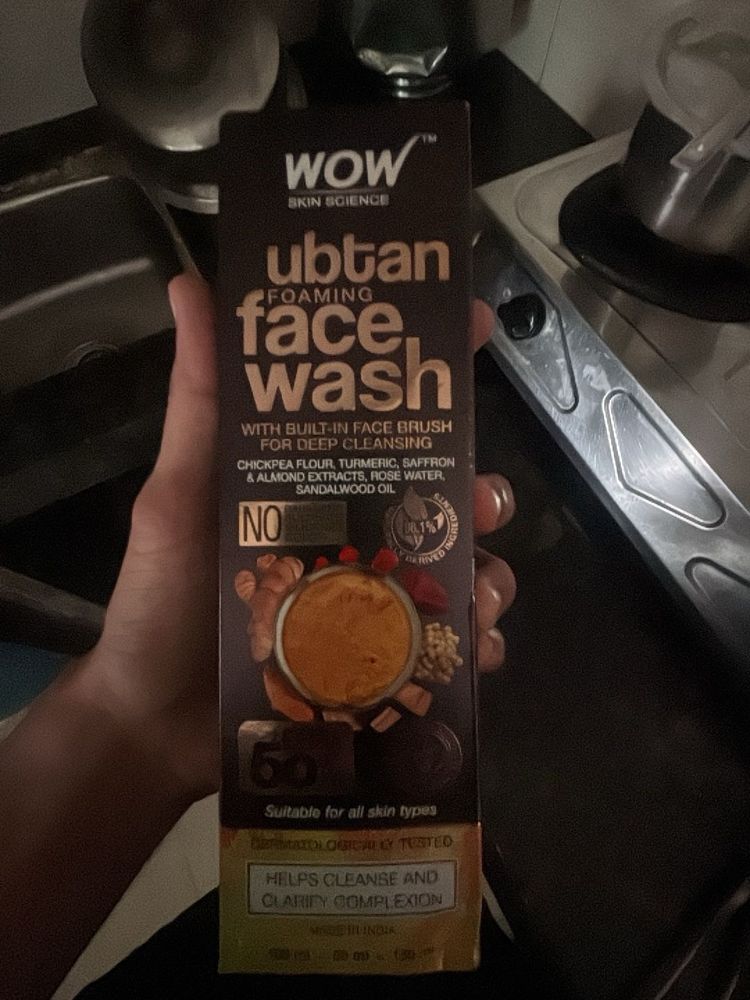 WOW Ubtan Foaming Face Wash
