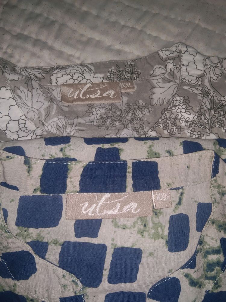 Pack Of 2 XXL Kurtis