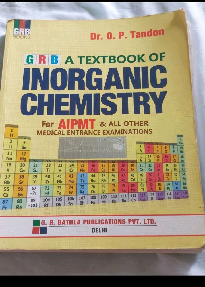 GRB INORGANIC CHEMISTRY FOR NEET