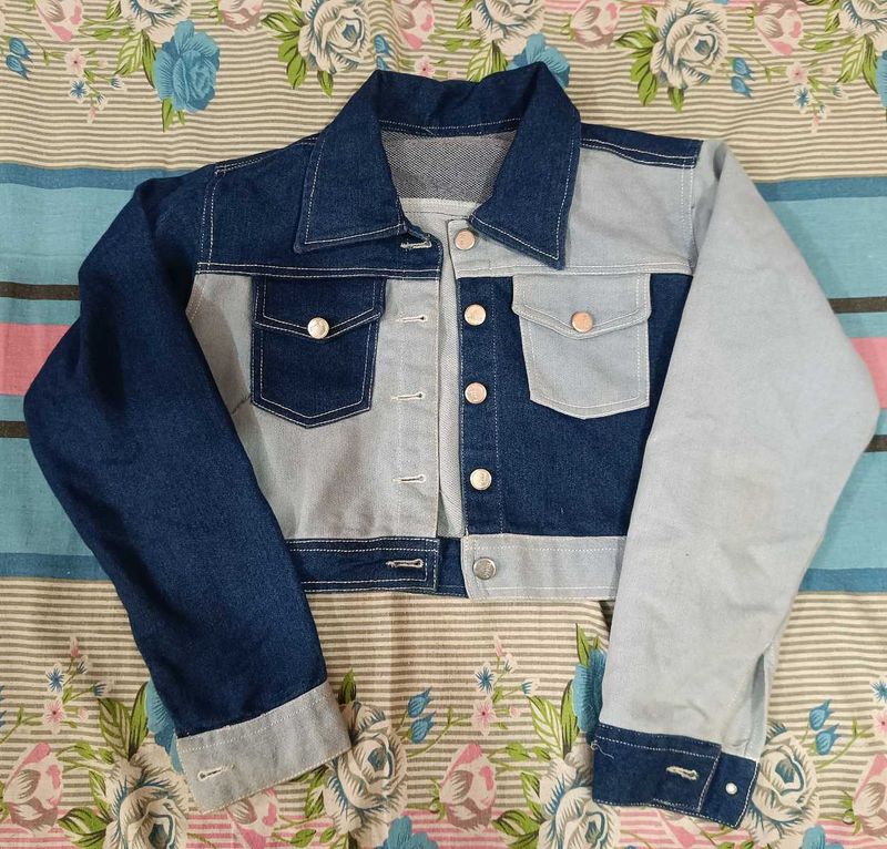 Denim Patchwork Jacket