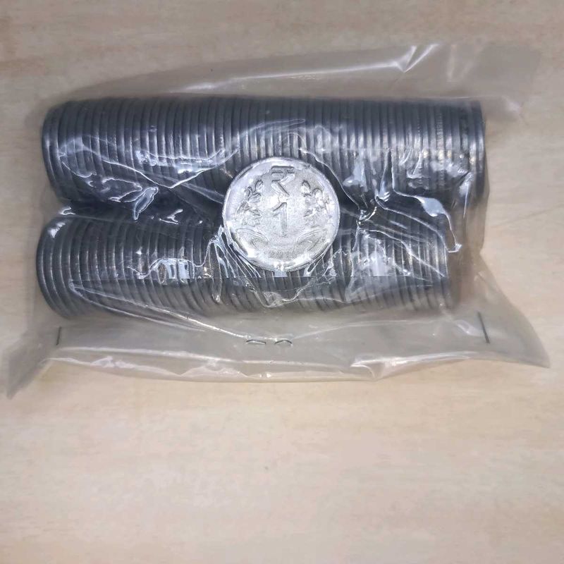 💢🤯1 Rupees Coin 100 Pics Packet