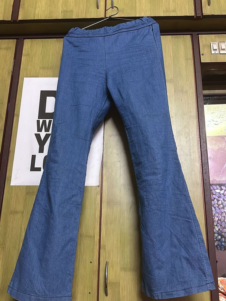 Blue Bootcut Jeaggings