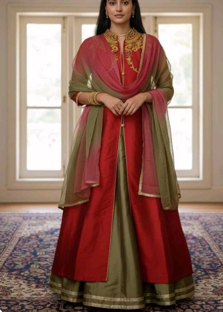 Ethnic top skirt set women