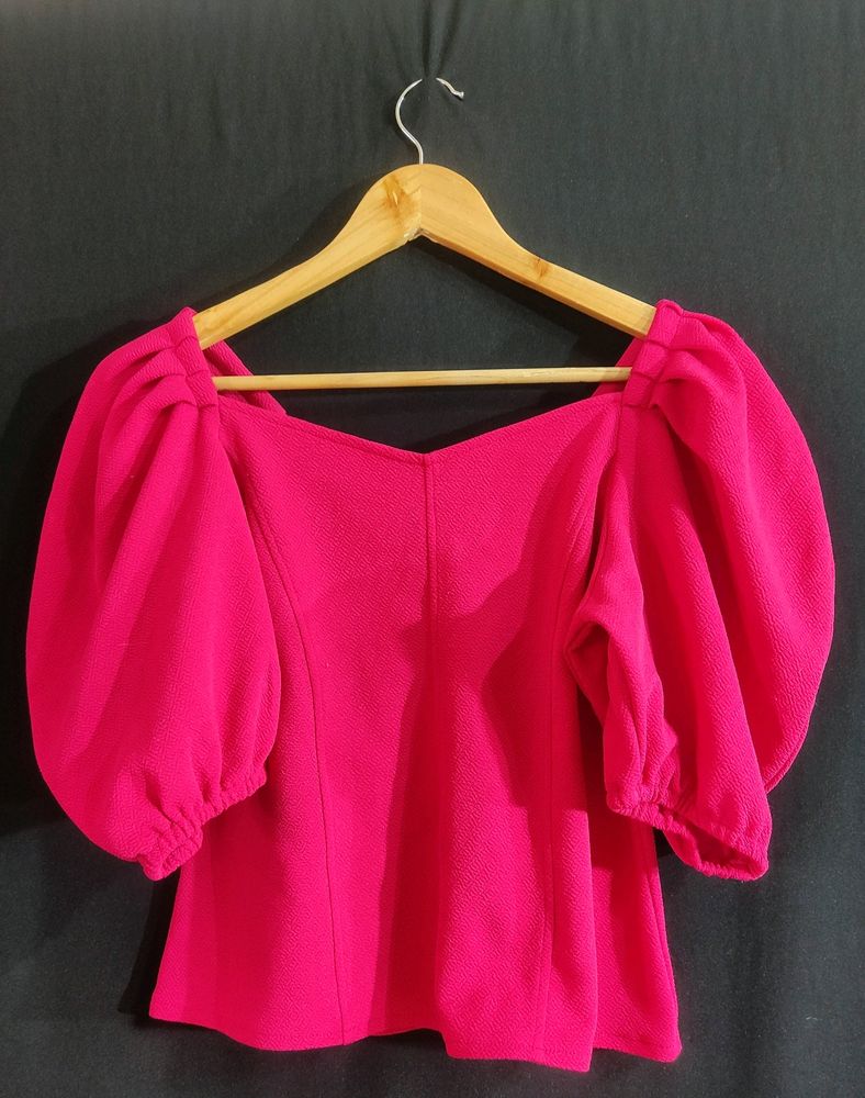 Pink Off Shoulder Top (Women)