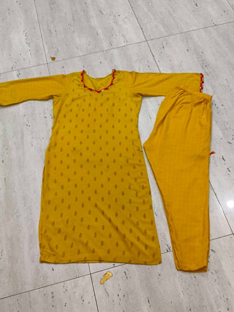 🥰 Cute Yellow salwaar suits For Women &amp; Girls 🥰