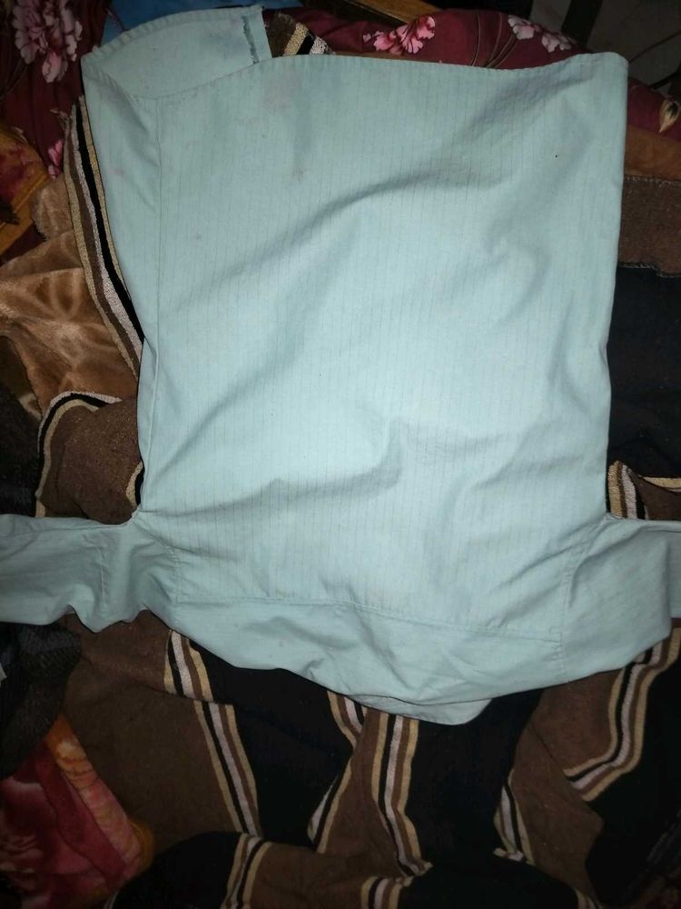 Light Blue Striped Shirt