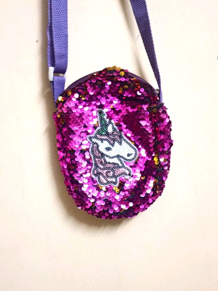 Trendy Unicorn Sequence Sling Bag😎