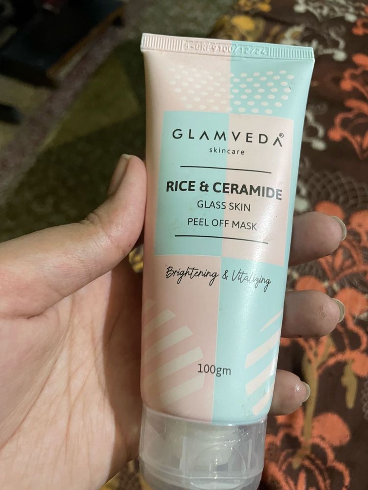Glamveda Rice &amp; Ceramide Peel Off Mask