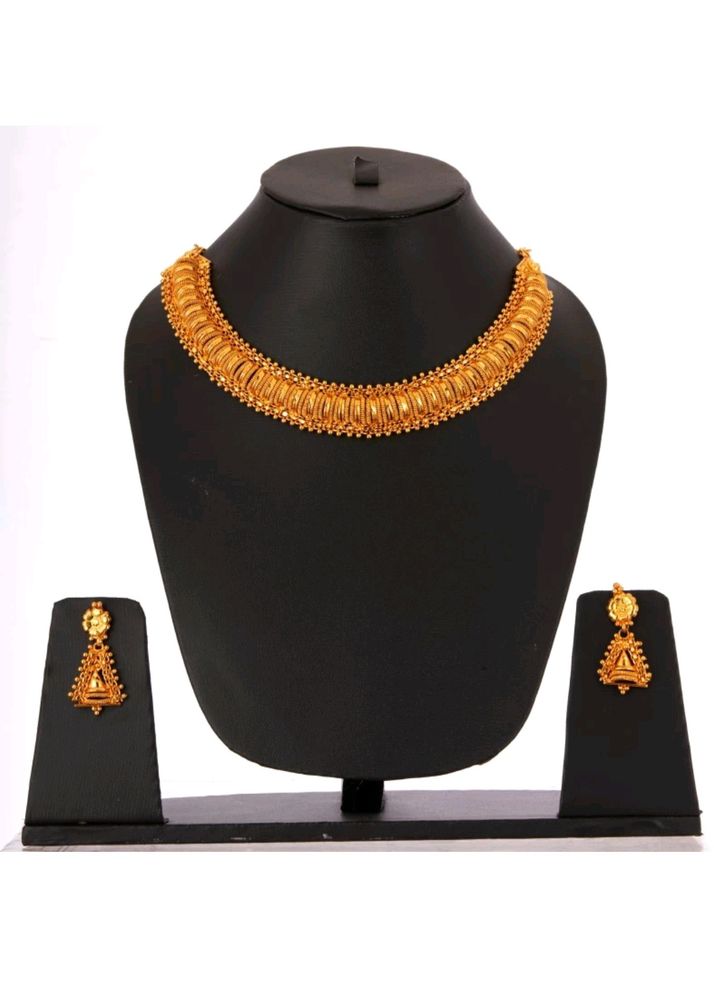 Alloy Gold Plated Jewel Set